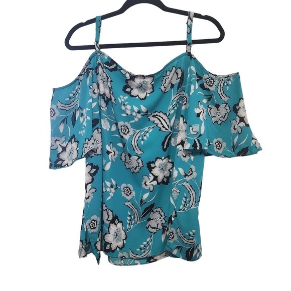 INC International Concepts Women's  Peasant Top Halter Blouse Size XXL - Picture 2 of 7